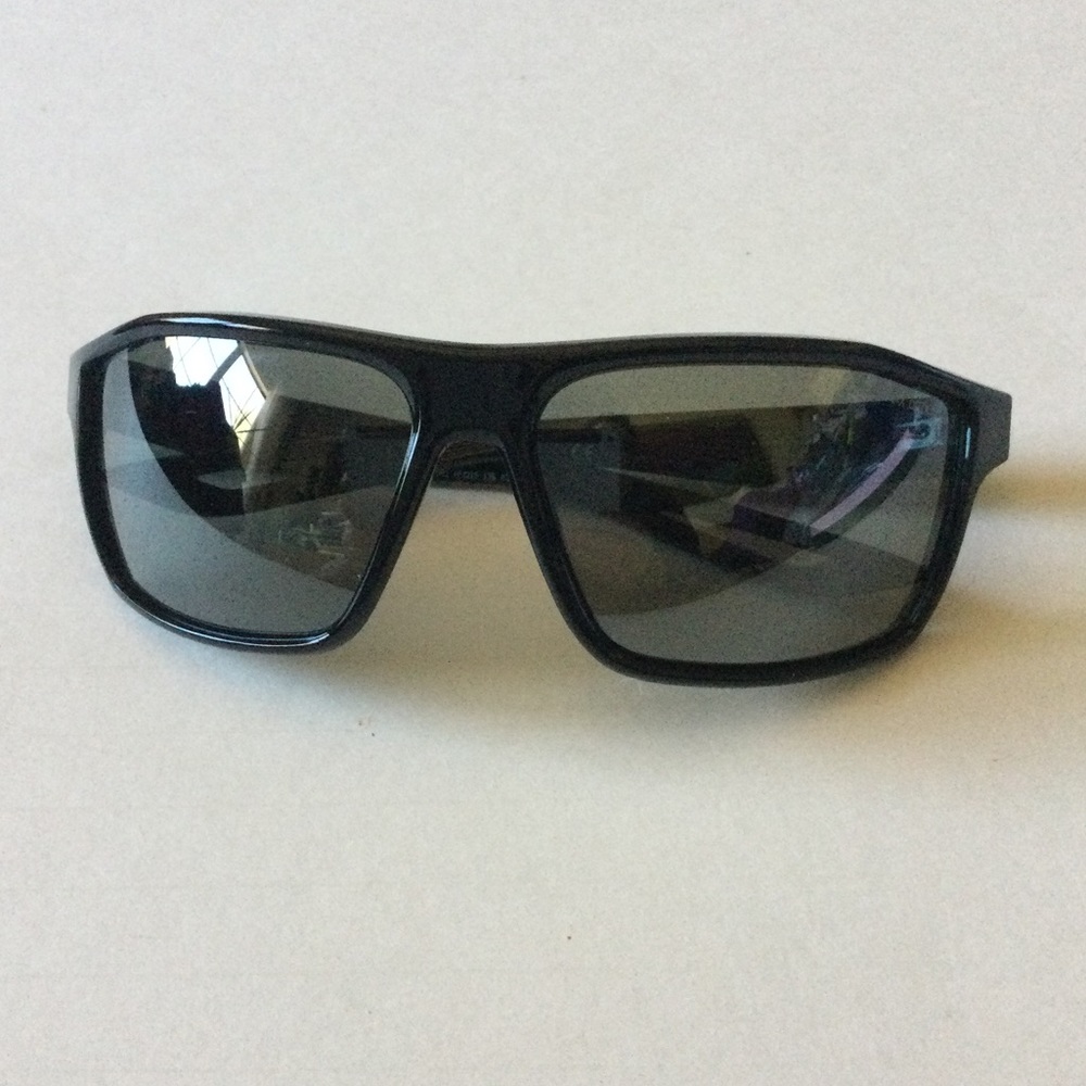 NIKE NIKE LEGEND EV0940 SUNGLASSES BLACK/VOLT SWOOSH GREY LENSES NWOT